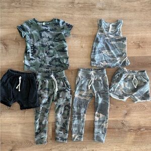 Childhoods clothing camo